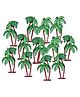 Asian Hobby Crafts Artificial Mini Coconut Trees - Set of 12, Size : 2.5 Inch