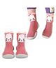 Bembika Bunny Face Designed Applique Detailed Socks Shoe - Blue