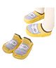 Bembika Owl Designed Applique Detailed Socks Shoe - Yellow
