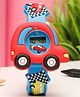 Stol'n Car Applique Detailed Digital Watch - Red & Blue