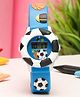 Stol'n Football Applique Detailed Digital Watch - Blue