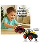 Sanjary 4X4 Driver Friction Power Die-Cast Monster Truck 360 Flip Metal Vehicle Tractor Toy For Kids pack of 1 color design may vary