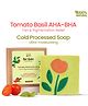 Nat Habit Cold Processed Tomato Basil AHA-BHA Moisturising Soap ( Pack Of 6 )