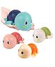AKN TOYS Cute Swimming Baby Water Bath Toys for Toddlers ,New Born Baby Bathtub Water Toys, Preschool Toddler Pool Toys - PACK OF 4 - ( COLOR MAY VARY )