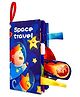 Soft Cloth Baby Books | 0-6 Months High Contrast Sensory Baby Toy | 6-12 Months Touch Feel Teething | Travel Essentials Tummy Time for Newborn 1-3 Years Old Early Educational (Space Travel)