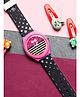 Ji & Ja Striped & Stars Designed Analogue Watch - Pink