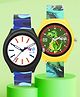 Ji & Ja Set Of 2 Camouflage & Dinosaur Designed Analogue Watches - Green & White