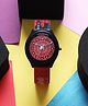 Ji & Ja Spider Web Designed Analogue Watch - Red
