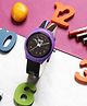 Ji & Ja Rainbow Theme Analogue Watch - Black & Purple