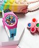 Ji & Ja  Sea Life Theme Printed  Analouge Watch - Pink & Blue
