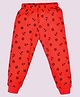 Kiwi Cotton Knit Anchor Printed Lounge Pant - Red