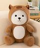 MUREN Soft Teddy Bear Plush Toy  with Hooded Cap  28 Cm Cuddly & Huggable Stuffed Animal for Kids, Girls, Boys, and Baby Gifting-Color May vary- Height 22 cm