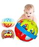 Muren Rolling Hand Bell Rattle Ball | Colorful Baby Rattle -pack of 1 - Multicolour