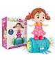 MUREN Dancing Fashion girl Robot Toy with Lights & Music  360° Rotating, Battery Operated, Educational Toy for Kids (6 Months+)