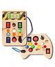 Clapstore Toys Busy Board Spark Switch & Tinker Pad Combo, LED Sensory Montessori Toys for Kids, 1-6 Years - (V1/V2)