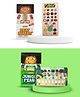 Clapstore Toys Busy Board Beat Maker & Jungle Piano Combo, LED Sensory Montessori Toys for Kids, 1-6 Year - Pack - (V9/V10)