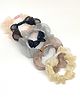 SKD Set Of 5 Solid Scrunchies - Multi Colour
