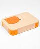 Kicups Tasty Trunk   Lunch Box|BPA Free|Leak Resistant|6 Compartments|Perfect for School Kids & Outdoors - Cream