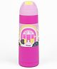 Kicups Stainless Steel Kids Water Bottle  Double Wall Vacuum Insulated Flask  12 Hours Hot & Cold  Water Bottle For Girls/Boys Whimsical Wonderland Pink - 550 ml