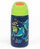 Kicups Stainless Steel Water Bottle Little Cup  water bottle steel For School Kids  350 ml  Fin Fiesta - Blue