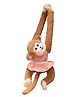 Tickles Long Sleeve Monkey Hanging Soft Stuffed Plush Animal Toy for Kids Boys & Girls Birthday Gift (Size: 60 cm Color: Pink)