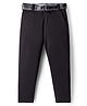 Rikidoos Solid Pant With Belt -  Black