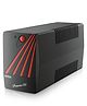 Intex Tech 725 UPS Protector 230V & 360W Output Power | Connect Upto 3 Devices | Power Backup UPS System & Auto Restart | Ideal for Home, Office, Desktop PC & Home-Electronics (Black)