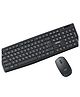 Intex Tech 2.4GHz Wireless Keyboard and Mouse Combo | 105 Keys, 4 Button Mouse | 1600 DPI | 10M Range, Nano USB Receiver Plug & Play | Ergonomic & Soft Keys (Black)