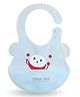 POLKA TOTS Waterproof Silicone Bibs with Adjustable Snap Buttons, Super Absorbent, Soft, Comfortable & Lightweight for Feeding Infants/Baby Toddlers (Pack Of 2, Car/Strawberry Man, 4 Month-3 Years)