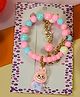 Kamule Onam Themed Pastel Beaded Labubu Charm Designed Bracelet - Pink