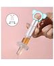 COZY VIBES Silicone Baby Oral Feeding Syringe for Medicine Juice Liquid Feeding Kids Medicine Dropper for Babies- PACK OF 1 - COLOR MAY VARY