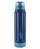 Milton Taurus 900 Steel Thermoware Cold PU Insulated, Leak Proof Water Bottle 665 ml Bottle  (Pack of 1, Blue, Steel)