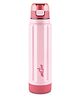 Milton Taurus 900 Steel Thermoware Cold PU Insulated, Leak Proof Water Bottle 665 ml Bottle  (Pack of 1, Light Pink, Steel)