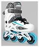 JASPO Hylux Professional Inline Skates | ABEC-7 Bearings, 80mm 85A Wheels, Aluminium Frame, Hard Shell Boot | Speed Skating Roller Blades for Adults & Teens