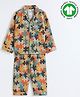 The Boo Boo Club Organic Cotton Muslin Woven Jigsaw Puzzle Printed Coordinating Night Suit Set - Multi Colour