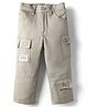 Noddy Typography Patch & Anti Pilling Lining Pant - Fawn