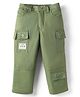 Noddy Typography Patch & Anti Pilling Lining Pant - Green
