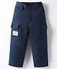 Noddy Typography Patch Detailed Pant - Navy Blue