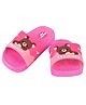 Yellow Bee Teddy Bear Designed Sliders - Pink