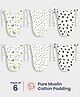 Orange Sugar 100% Cotton Muslin Pack of 6 Printed Nappies for 0-6 Months Babies - Multicolor