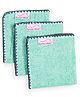 Mumma's Touch Organic Bamboo New Born Baby Face Towel - Pack of 3 - Green