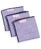 Mumma's Touch Organic Bamboo New Born Baby Face Towel - Pack of 3 - Magenta