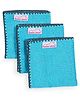 Mumma's Touch Organic Bamboo Kids Face Towel - Pack of 3 - Aqua Blue