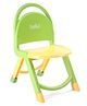 Babyhug Hello Kids Portable Non-Slip Folding Chair - Yellow & Green | Light Weight| Anti-skid Legs| No Assembly Required| Indoor and Outdoor