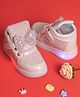 FEETWELL SHOES Bow Applique Detailed LED Shoes - Pink