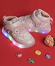 FEETWELL SHOES Pearls Embellished Butterfly Patch Detailed LED Shoes - Pink