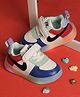 FEETWELL SHOES Colour Blocked Velcro Closure LED Shoes - Blue