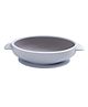 BiBaDo Silicone Suction Bowl - Non-Slip, Easy Scoop Oval Shape Feeding Bowl for Baby- BPA Free (Blue)