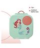 b.box Disney LIttle Mermaid Mini Lunchbox for Kids - 1L Capacity, Adjustable Divider, Flexi Fruit Holder, BPA-Free - Multicolor
