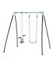 Plum Metal Single Swing And Glider With Mist Feature - Blue